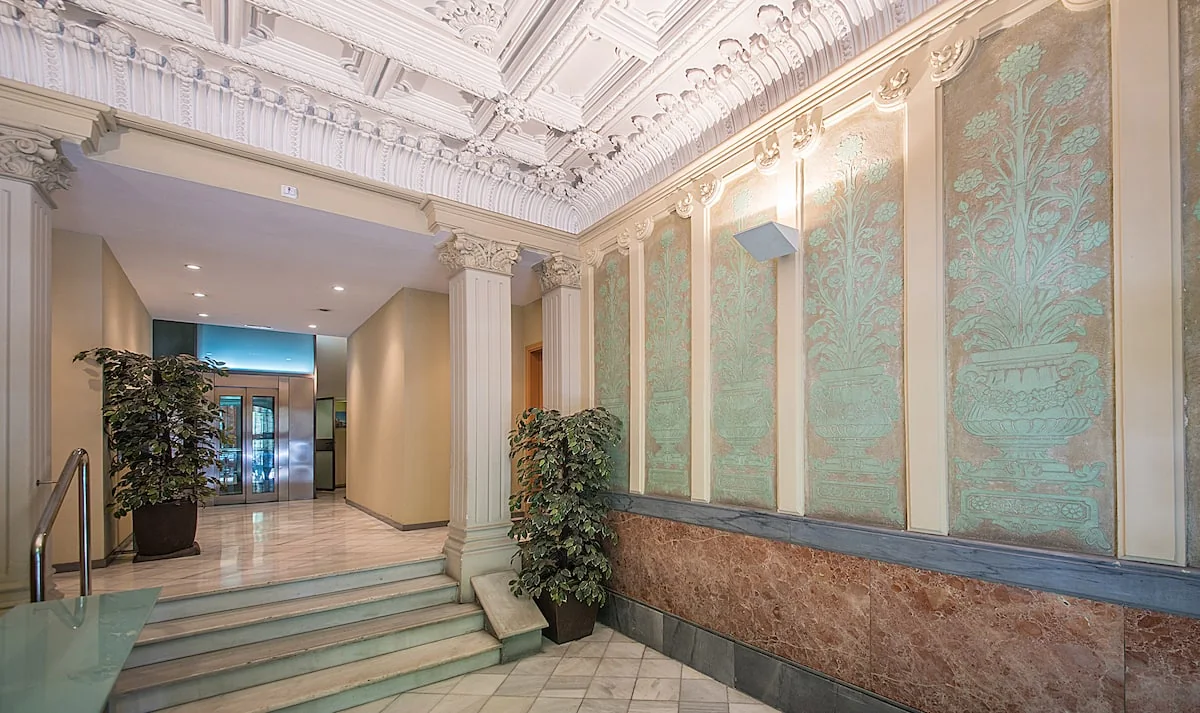Casa Verdú historic entrance hall
