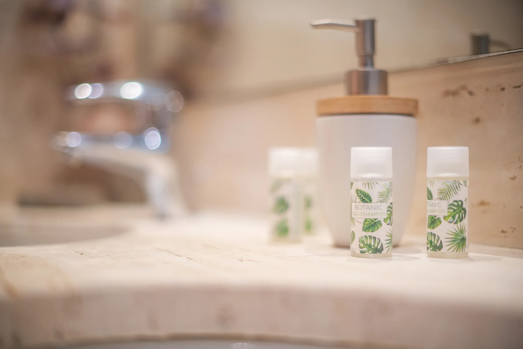 Suite Divina guest toiletries at the basin